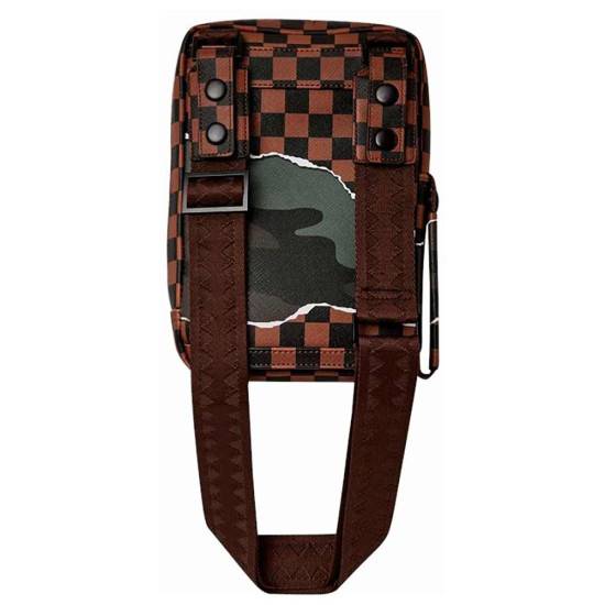 Sprayground Τσαντάκι ώμου Tear It Up Check Sling Bag